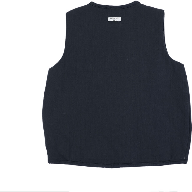 Dogan Padded Waistcoat, Night Sky Blue - Vests - 5