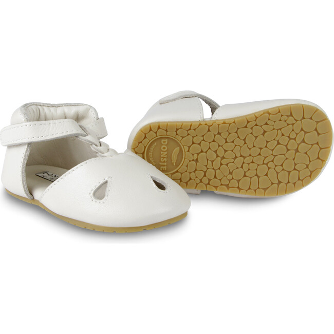 Dudu Leather Sandal, Off-White - Sandals - 6