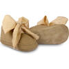 Lonny Chiffon Bow Small Wavy Edge Nubuck Shoes, Truffle - Sneakers - 4