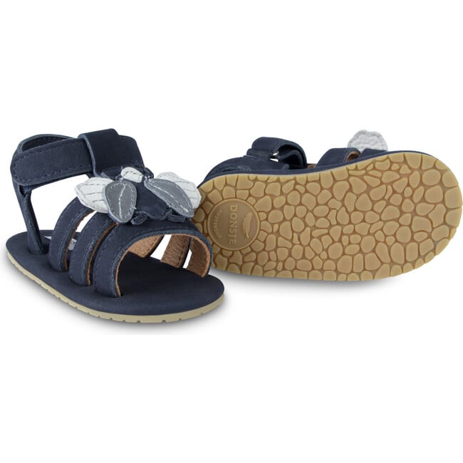 Tuti Sky Scarab Nubuck Shoes, Navy - Sandals - 6