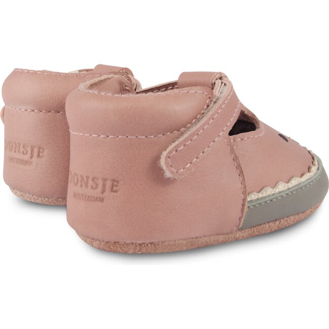 Nanoe Watermelon Classic Leather T-Bar Shoes, Rose Dawn - T-Straps - 4