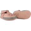 Nanoe Watermelon Classic Leather T-Bar Shoes, Rose Dawn - T-Straps - 5