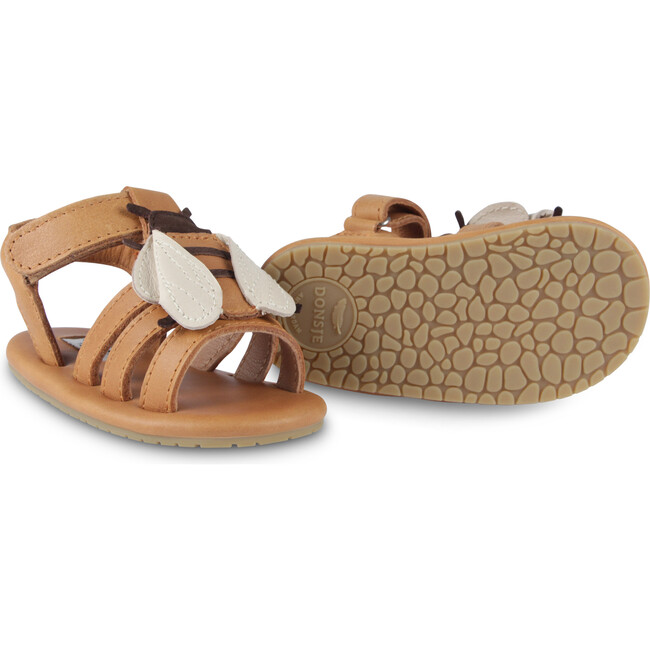 Tuti Sky Bee Classic Leather Sandals, Camel - Sandals - 6
