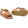Iles Sky Lady Bird Leather Sandals, Walnut - Sandals - 6