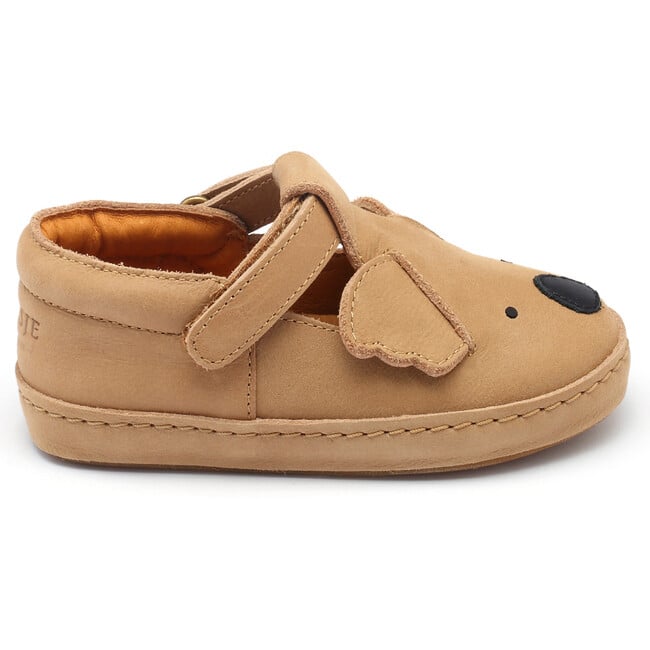 Xan Classic Koala Leather T-Bar Shoes, Truffle - T-Straps - 4