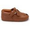 Xan Classic Bear Leather T-Bar Shoes, Cognac - T-Straps - 4