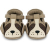 Spark Special Saint Bernard Nubuck T-Bar Shoes, Truffle - T-Straps - 3