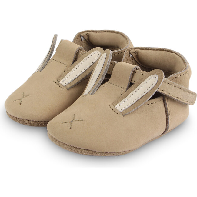 Spark Classic Bunny Nubuck T-Bar Shoes, Taupe