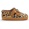 Xan Exclusive Spotted Cow Hair T-Bar Shoes, Leopard - T-Straps - 4