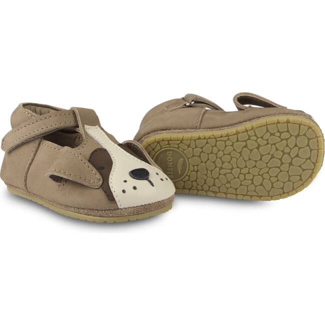 Spark Special Saint Bernard Nubuck T-Bar Shoes, Truffle - T-Straps - 6