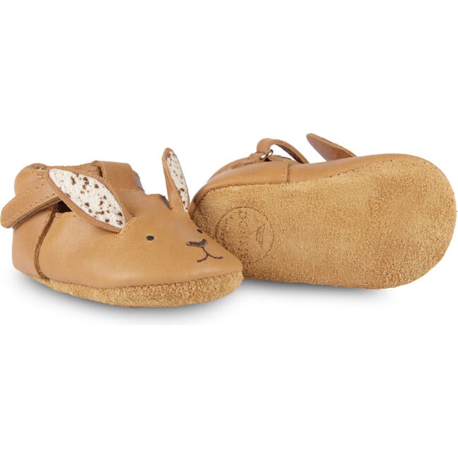 Spark Exclusive Hare Classic Leather T-Bar Shoes, Camel - T-Straps - 5