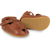 Spark Classic Bear Classic Leather T-Bar Shoes, Cognac - T-Straps - 5