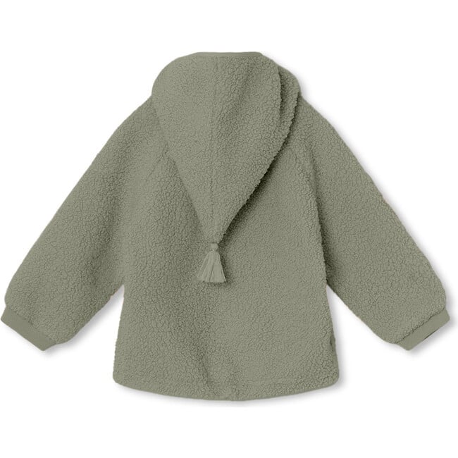 Recycled Liff Teddy Fleece Jacket, Vert - Fleece & Sherpa Jackets - 2