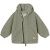 Recycled Liff Teddy Fleece Jacket, Vert - Fleece & Sherpa Jackets - 3