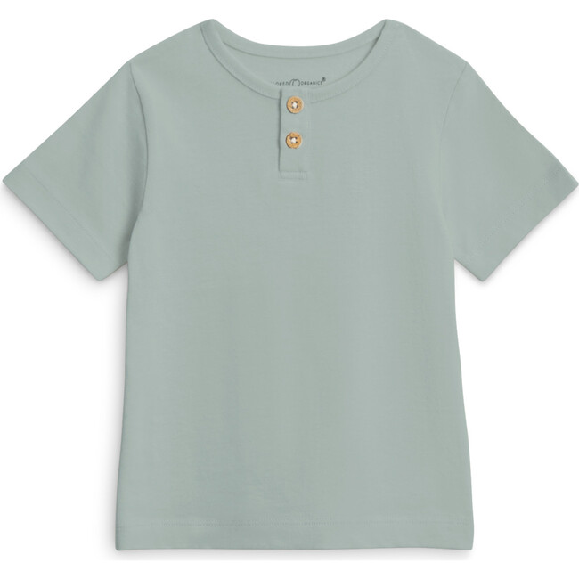 Reef Short Sleeve Henley Tee, Ocean