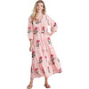 Womens Indira Dress, Blush Marigold - Dresses - 1 - thumbnail