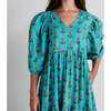 Womens Maribelle Dress, Blue Cornflower - Dresses - 3