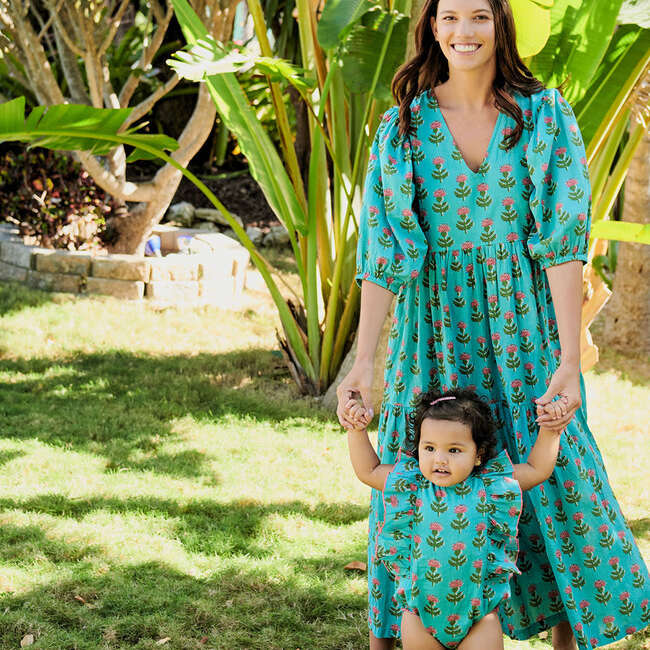 Womens Maribelle Dress, Blue Cornflower - Dresses - 4