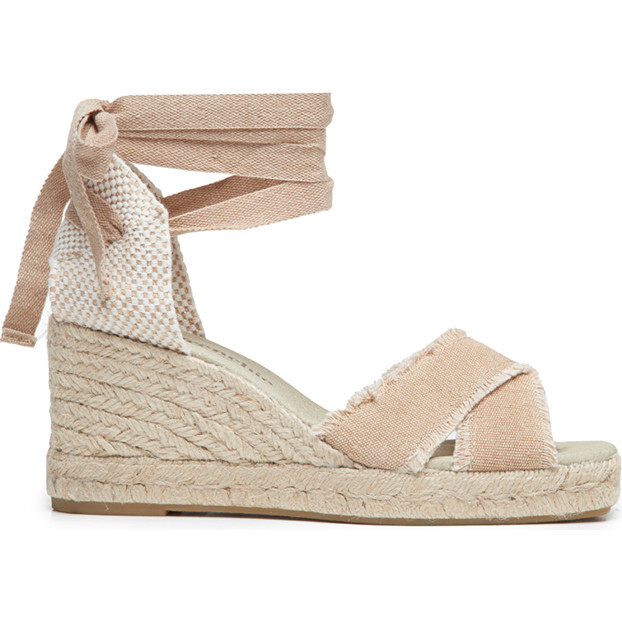 Sandal Espadrille, Tan - Espadrilles - 1
