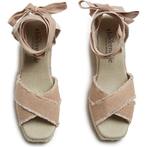 Sandal Espadrille, Tan - Espadrilles - 4