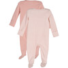 Baby Benjamin Zip Footie Duo, Pink Multi - Footie Pajamas - 2 - thumbnail