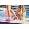 ECO-friendly Canvas Mary Jane Sneakers, Coral - Mary Janes - 2
