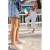 Canvas Elastic Sneaker, Pink Dots - Sneakers - 3