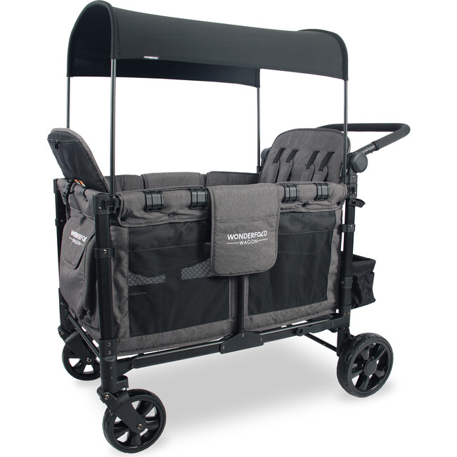 Elite Quad Wagon Style Stroller, Charcoal Grey