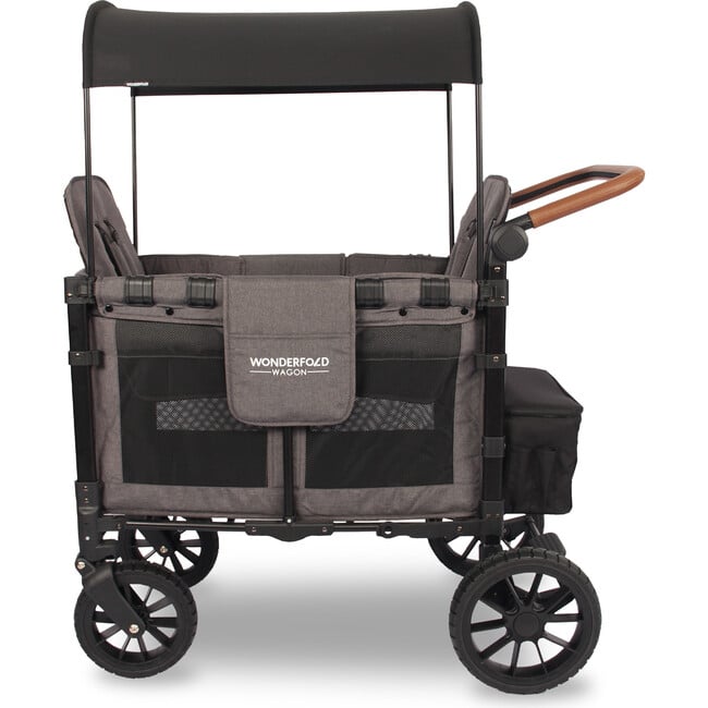 Premium Double Wagon Style Luxe Stroller, Charcoal Grey - Single Strollers - 2