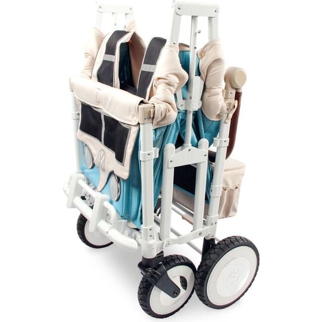 Special Edition Volkswagen Quad Wagon Style Stroller, Bondi Blue - Single Strollers - 3