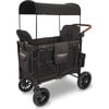 Premium Double Wagon Style Luxe Stroller, Volcanic Black - Single Strollers - 1 - thumbnail