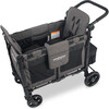 Elite Double Wagon Style Stroller, Charcoal Grey - Single Strollers - 4