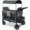 Elite Quad Wagon Style Stroller, Charcoal Grey - Single Strollers - 3