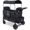 Elite Quad Wagon Style Stroller, Volcanic Black - Single Strollers - 3