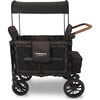 Premium Double Wagon Style Luxe Stroller, Volcanic Black - Single Strollers - 4