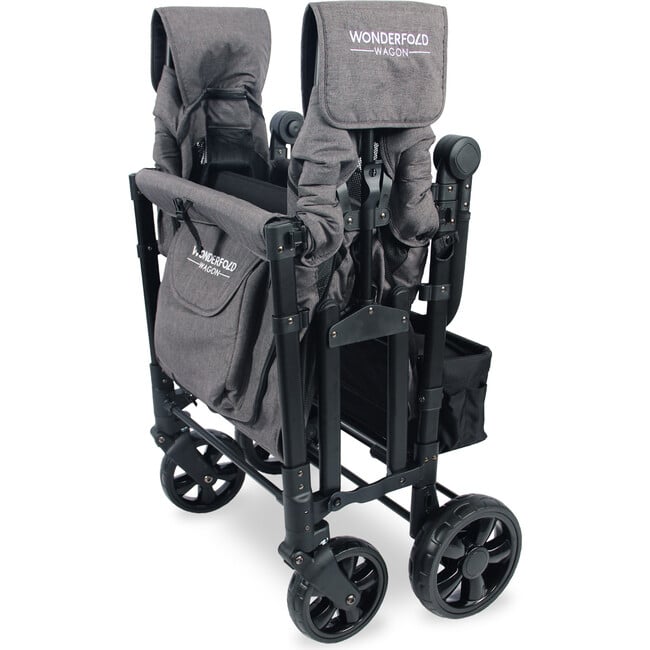 Elite Quad Wagon Style Stroller, Charcoal Grey - Single Strollers - 5