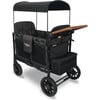 Premium Quad Wagon Style Luxe Stroller, Volcanic Black - Single Strollers - 3