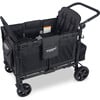 Elite Quad Wagon Style Stroller, Volcanic Black - Single Strollers - 4