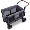 Premium Quad Wagon Style Luxe Stroller, Charcoal Grey - Single Strollers - 5