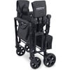 Elite Quad Wagon Style Stroller, Volcanic Black - Single Strollers - 5