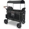 Premium Quad Wagon Style Luxe Stroller, Volcanic Black - Single Strollers - 4