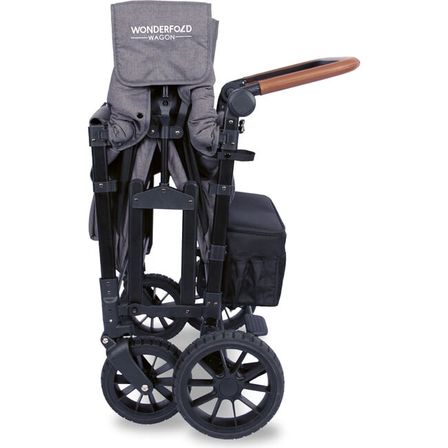 Premium Quad Wagon Style Luxe Stroller, Charcoal Grey - Single Strollers - 7