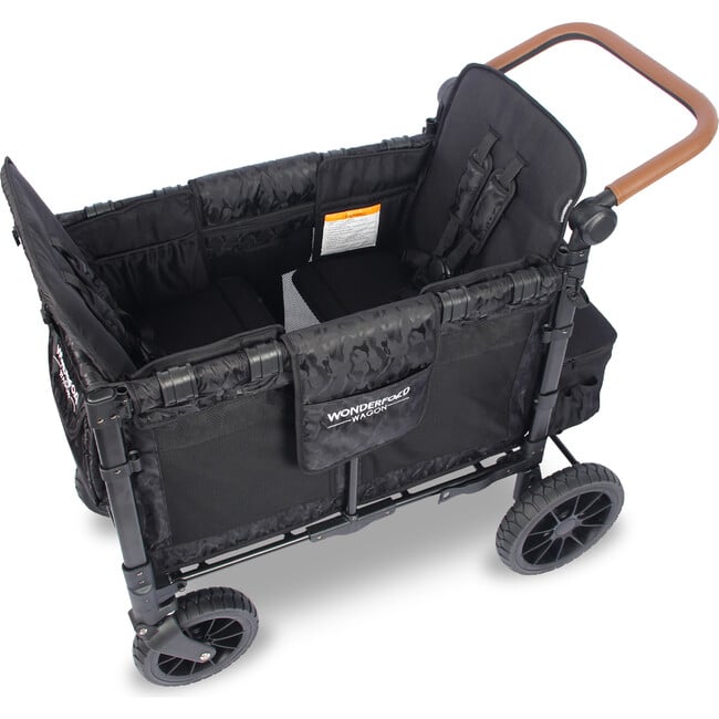 Premium Double Wagon Style Luxe Stroller, Elite Black Camo - Single Strollers - 5