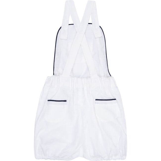 Yacht Club Overalls, White - Rompers - 5