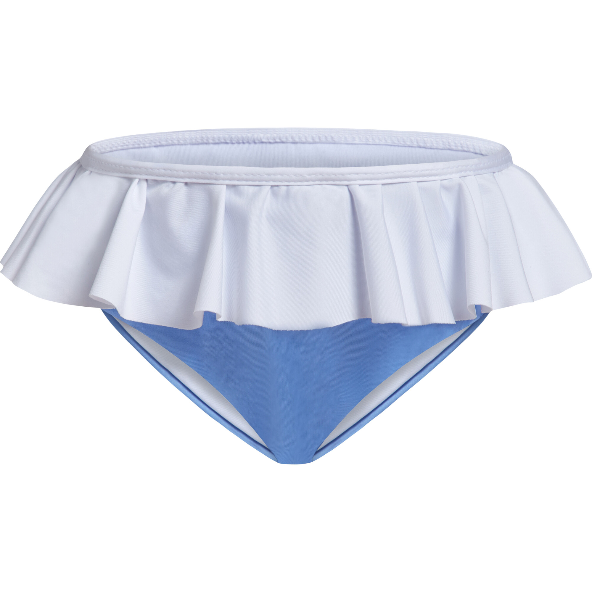 Ruffled Bikini Bottom Duo, Blue Deep (Set Of 2) - Two Pieces - 1