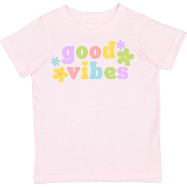 Good Vibes S/S Shirt, Ballet Pink