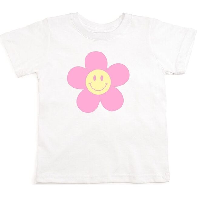 Daisy Smiley S/S Shirt, White