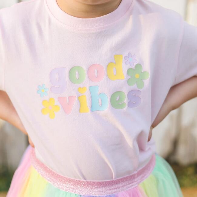 Good Vibes S/S Shirt, Ballet Pink - Shirts - 3