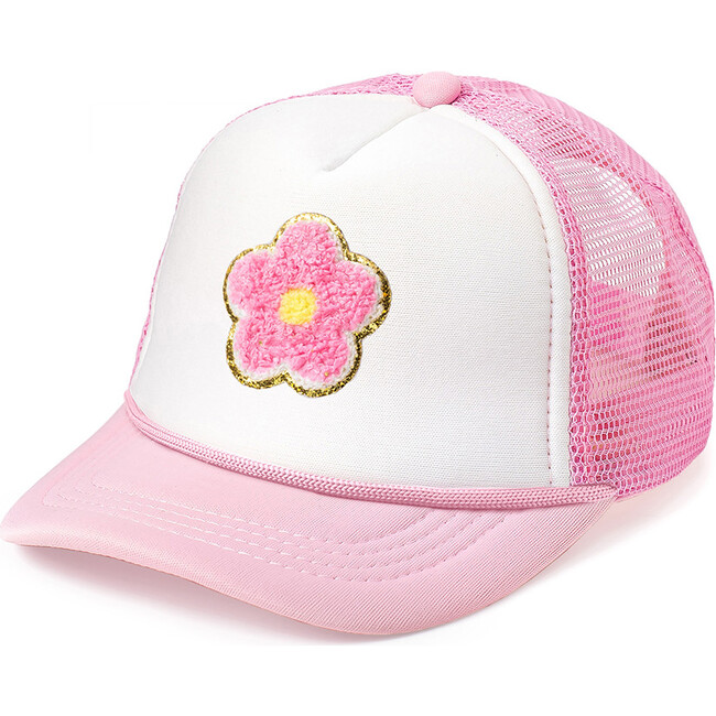 Daisy Patch Hat, Pink
