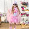 Pink Daisy Sequin Tutu, Pink - Tutus - 3